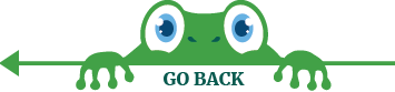 Frog with Arrow image - Go Back